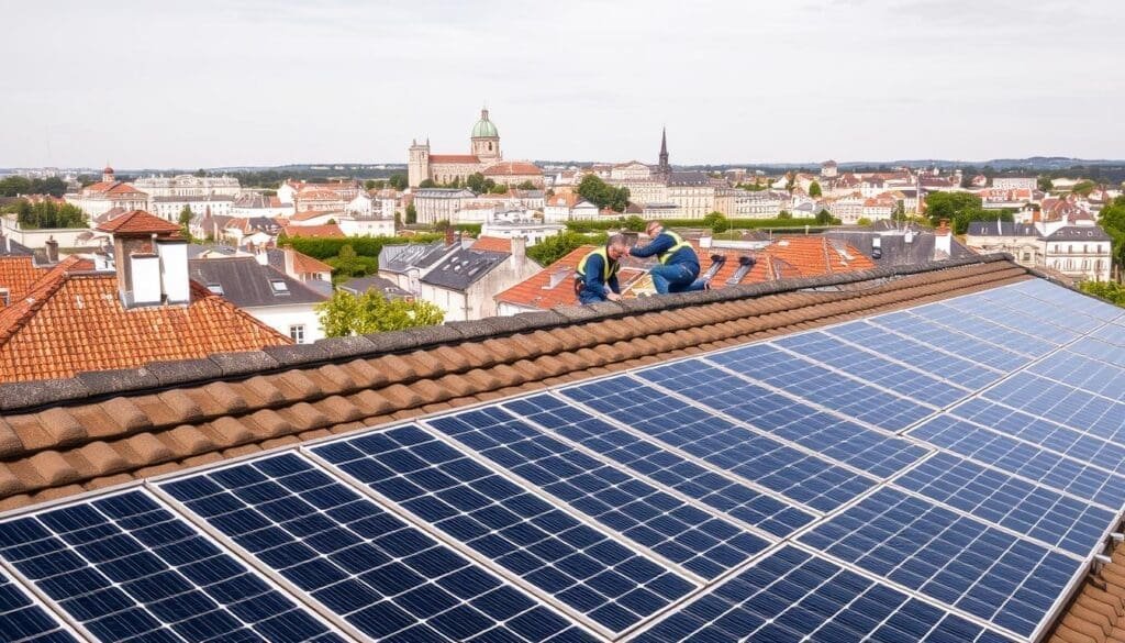 Installation de panneaux solaires à Poitiers