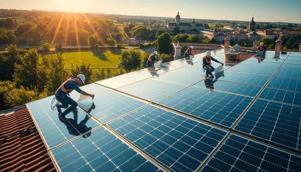 Installation de panneaux solaires à Poitiers