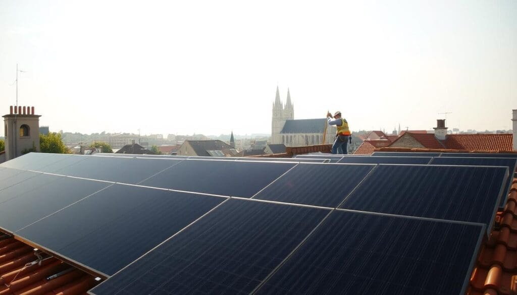 Installation de panneaux solaires à Rennes