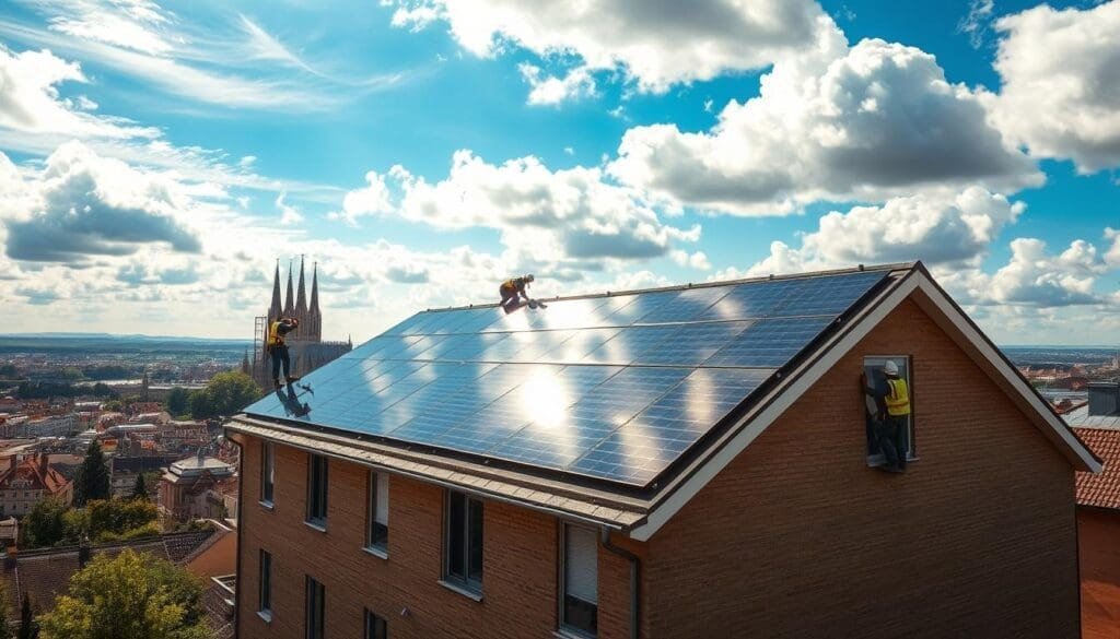 Installation de panneaux solaires à Tours