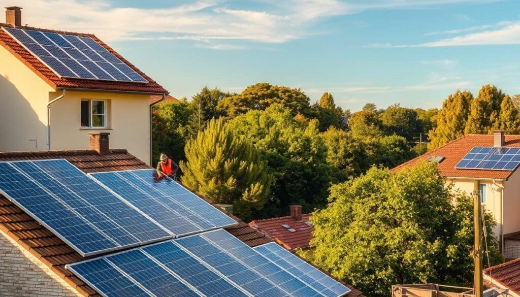 Installation de panneaux solaires à Vitry-sur-Seine