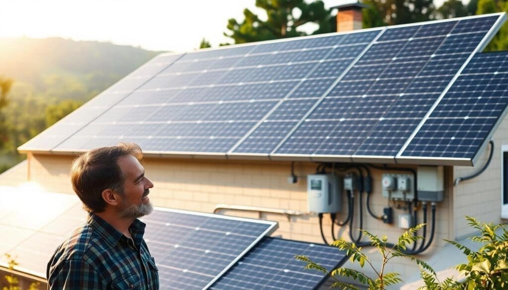 Installation de panneaux solaires pour autoconsommation