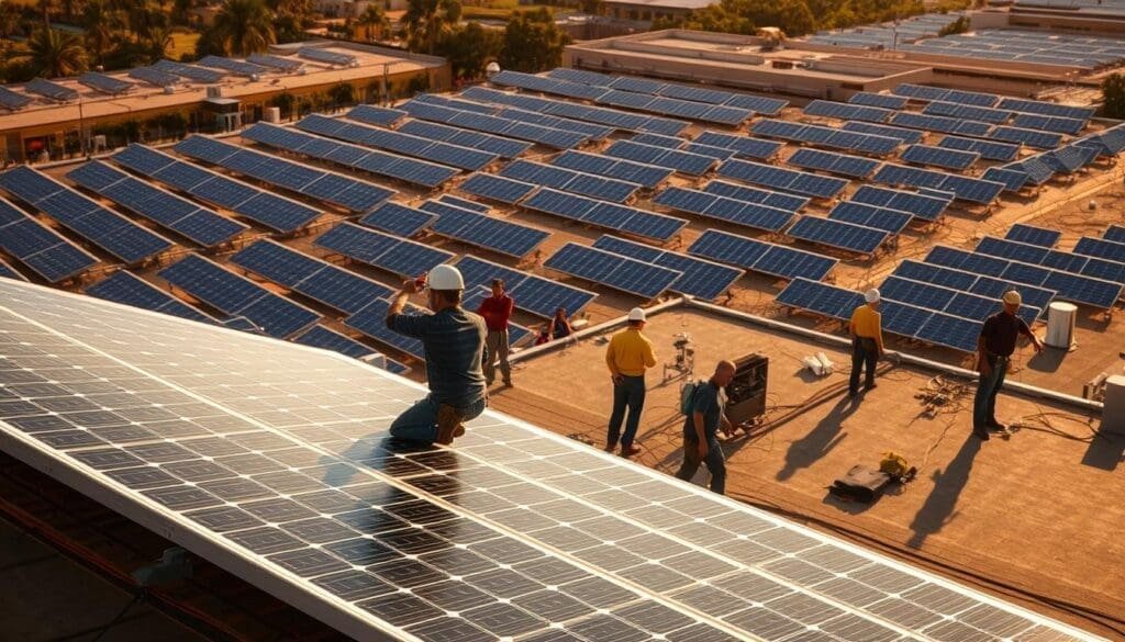 Installation des systèmes solaires