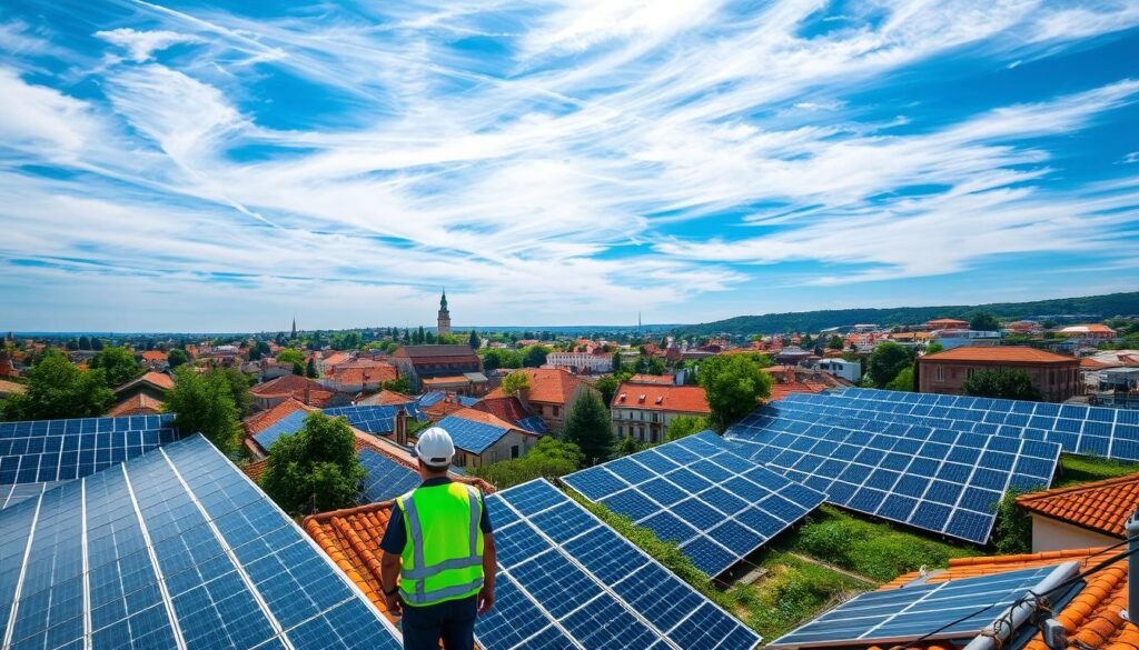 Installation panneaux solaires Pau