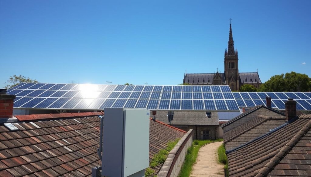 Installation solaire à Le Mans