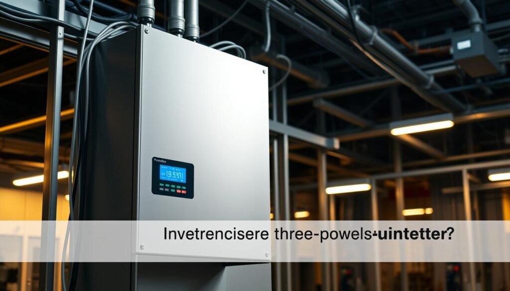 Inverseur de source triphasé installation