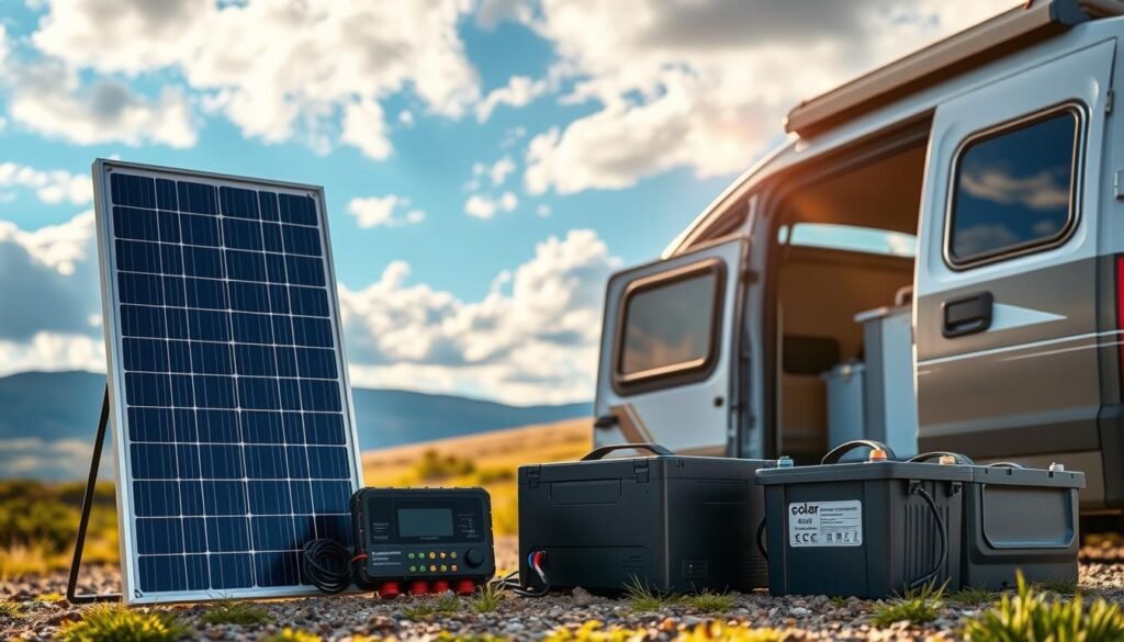 Kit panneau solaire camping-car