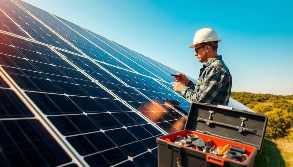 Maintenance des installations solaires