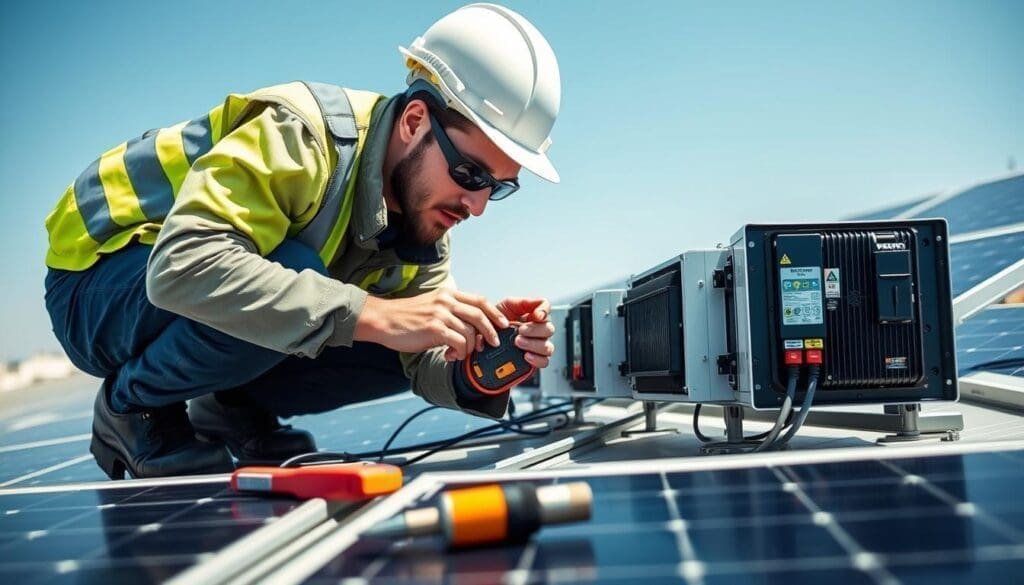 Maintenance des micro onduleurs solaires