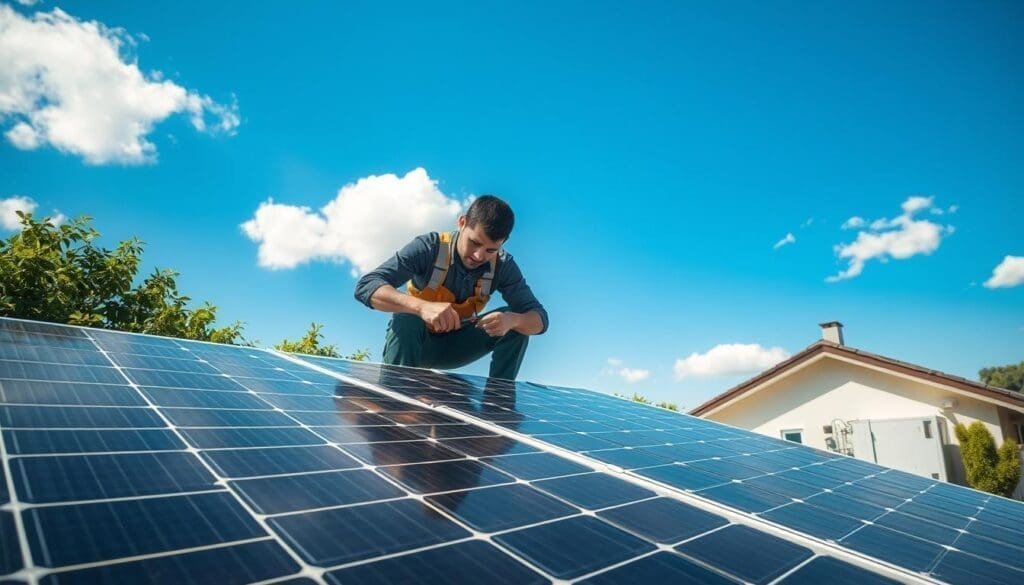 Maintenance des panneaux photovoltaïques