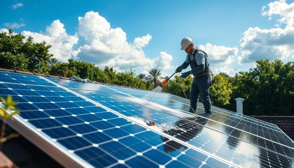 Maintenance des panneaux solaires