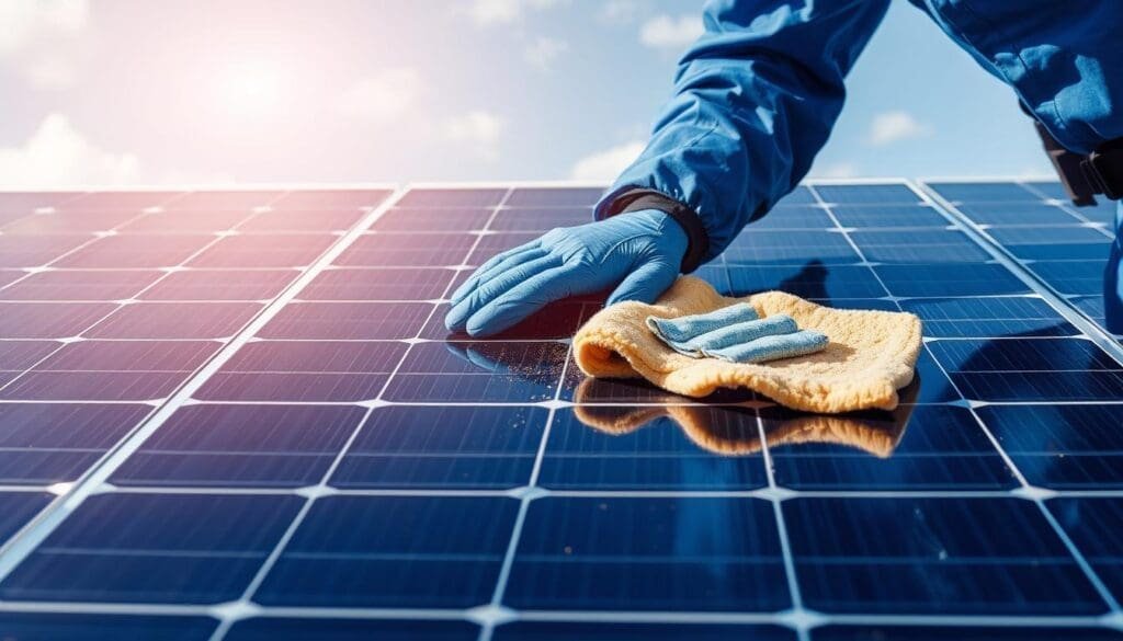Maintenance des panneaux solaires
