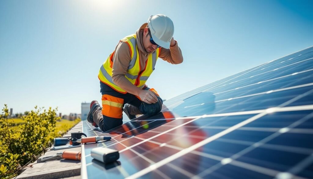 Maintenance des panneaux solaires flexibles