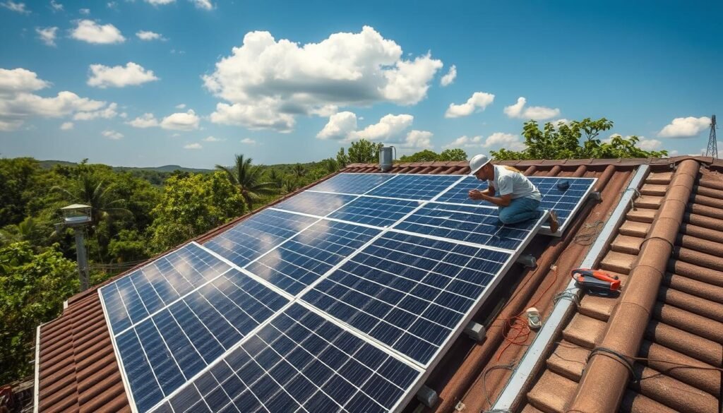 Maintenance des panneaux solaires photovoltaïques