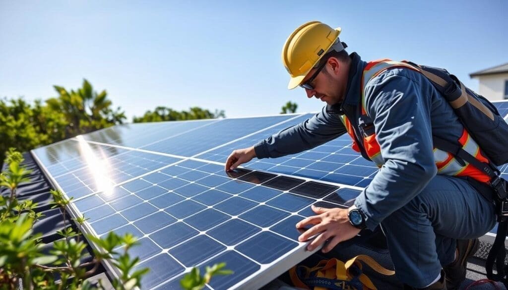 Maintenance panneau photovoltaïque Viessmann