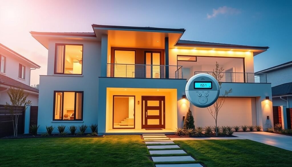 Maison connectée avec smart meter
