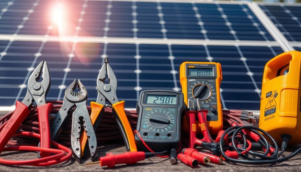 Outils de raccordement panneau solaire