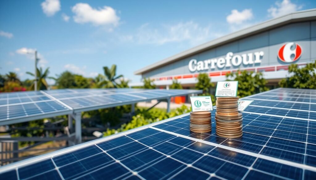 Panneaux solaires Carrefour aides financières