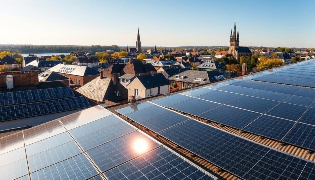 Panneaux solaires à Caen