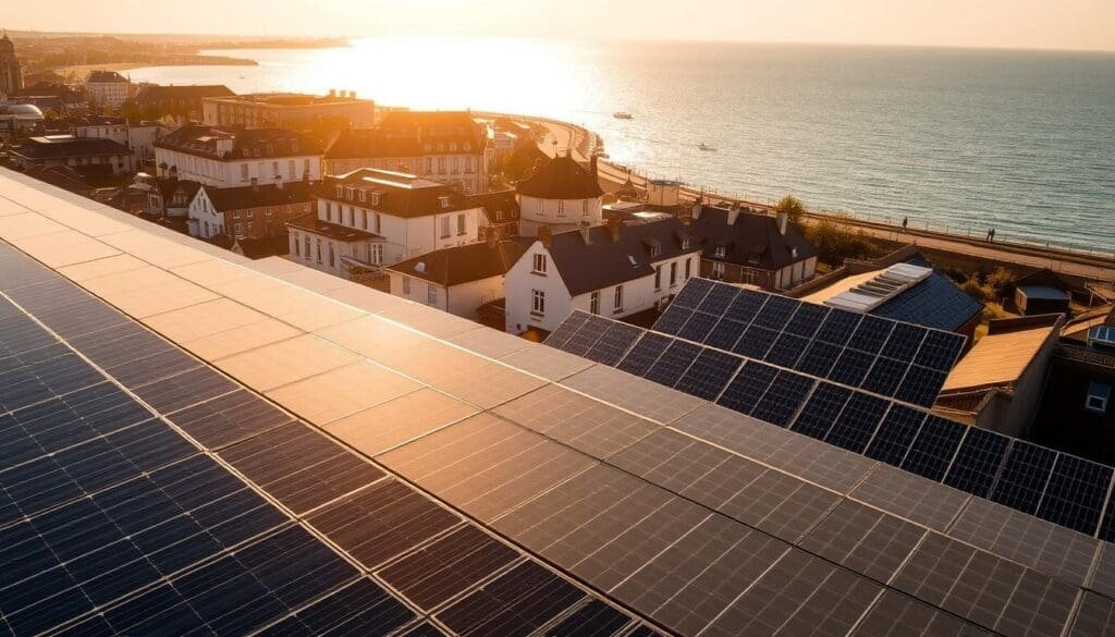 Panneaux solaires au Havre