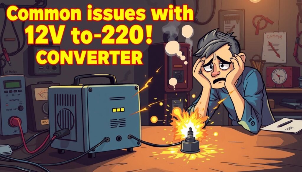 Problèmes de convertisseur 12v 220v