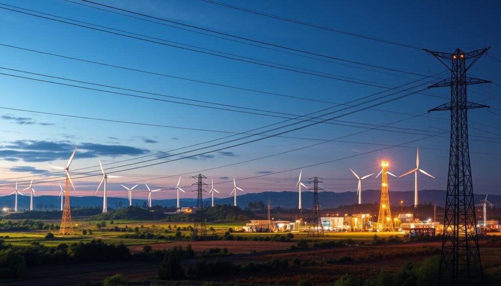 Réseau électrique EDF