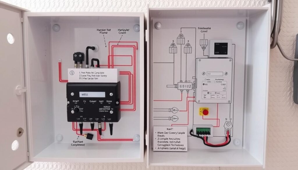 Schéma de connexion coffret AC photovoltaïque