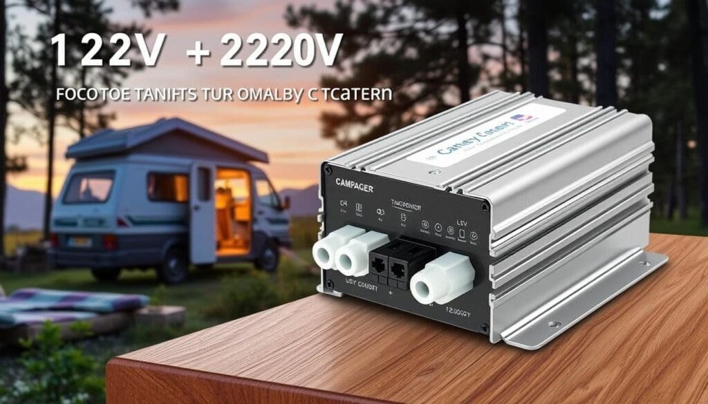 Transformateur 12V camping-car
