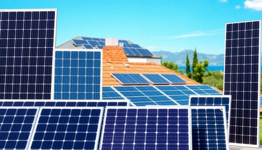 Types de panneaux solaires