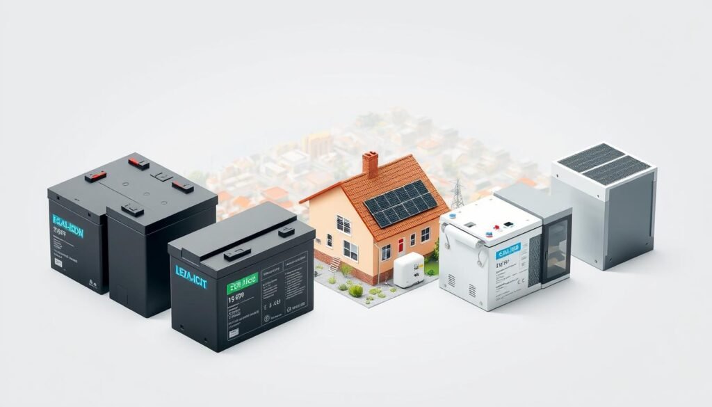comparaison solutions stockage énergie solaire
