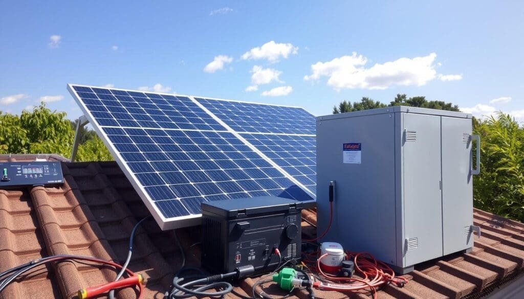 panneau solaire avec batterie