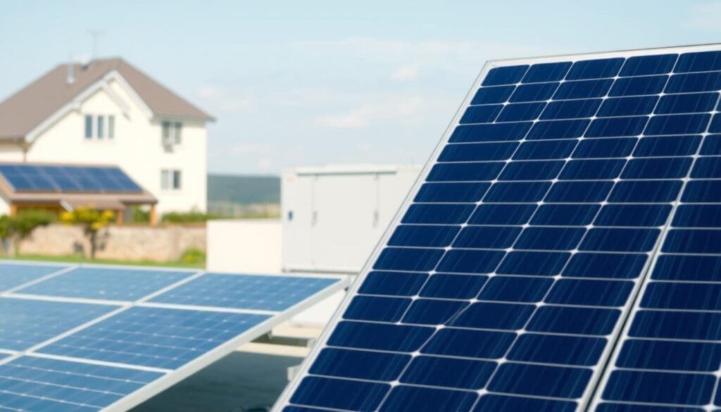 panneaux solaires batterie