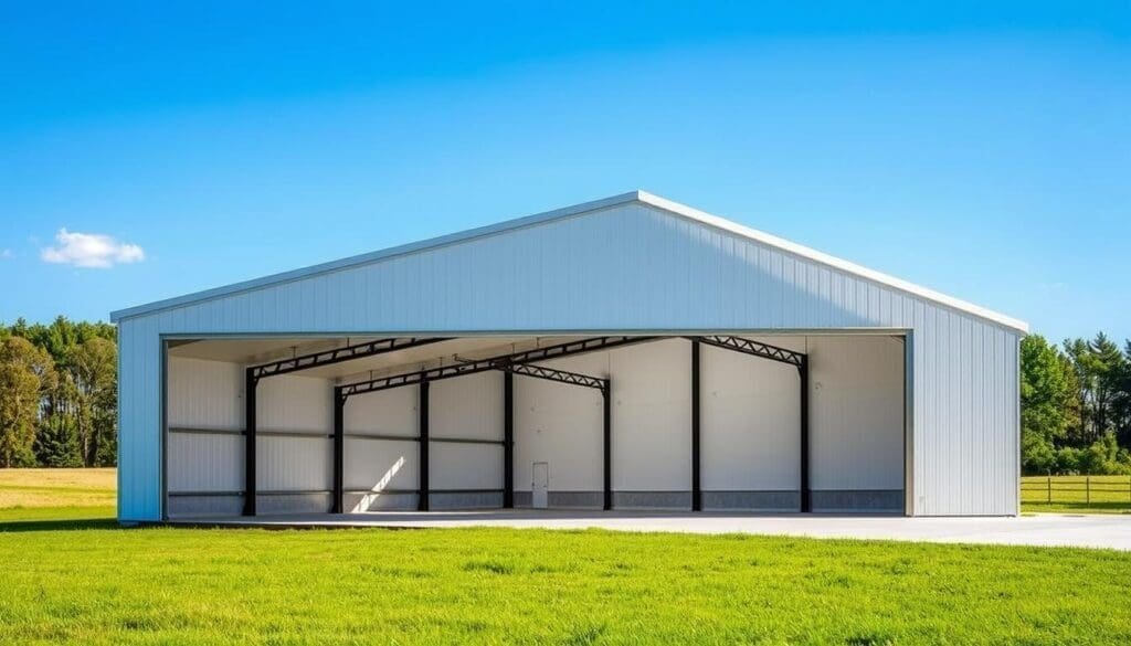 prix hangar métallique isolé 200m2