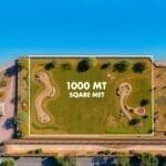 terrain 1000 m2 dimension