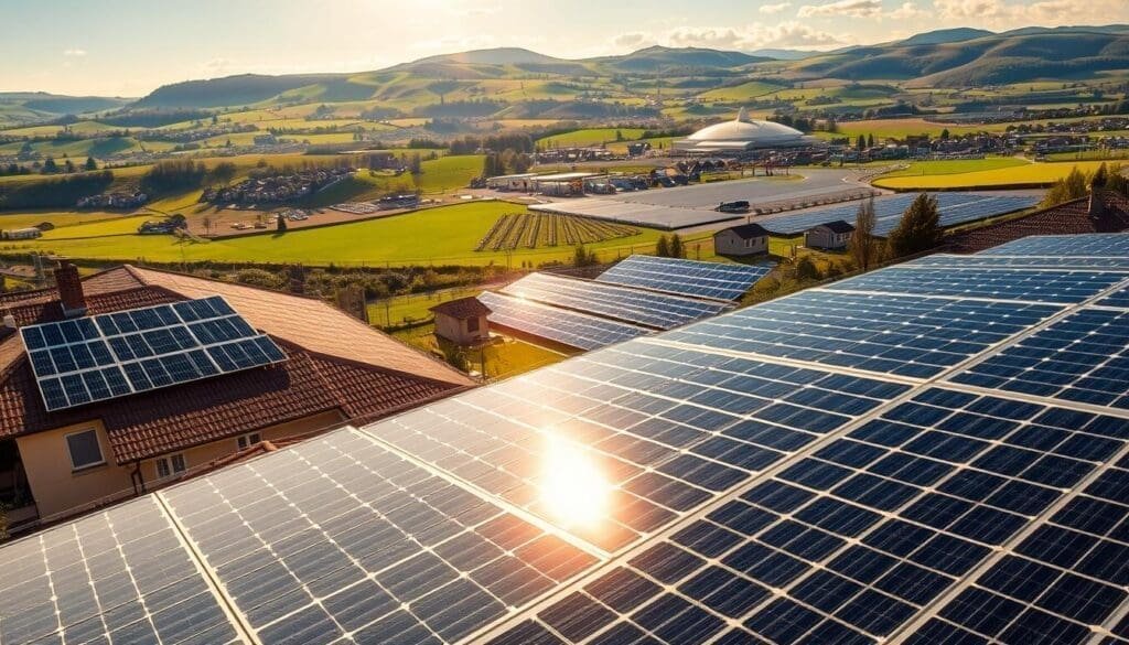 Croissance des panneaux photovoltaïques en France