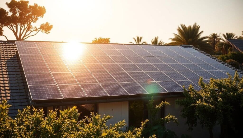 Économie énergie panneaux solaires