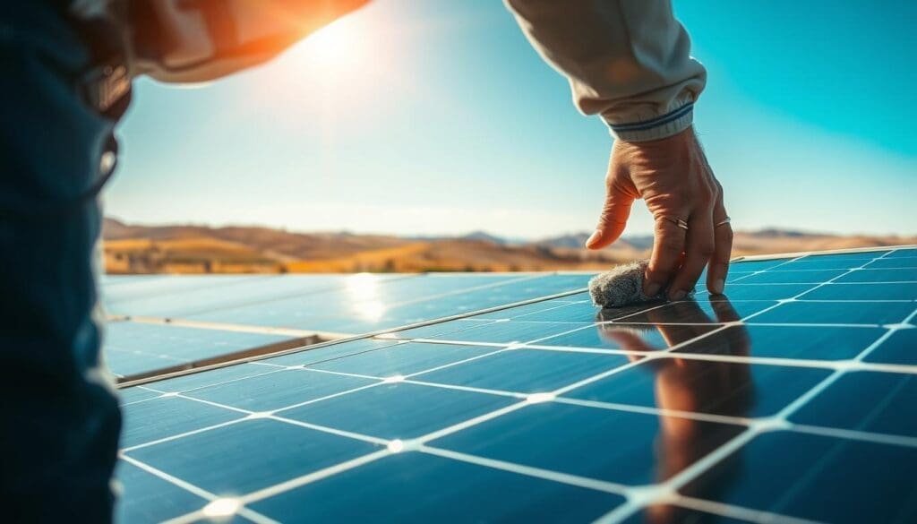 Entretien des panneaux solaires
