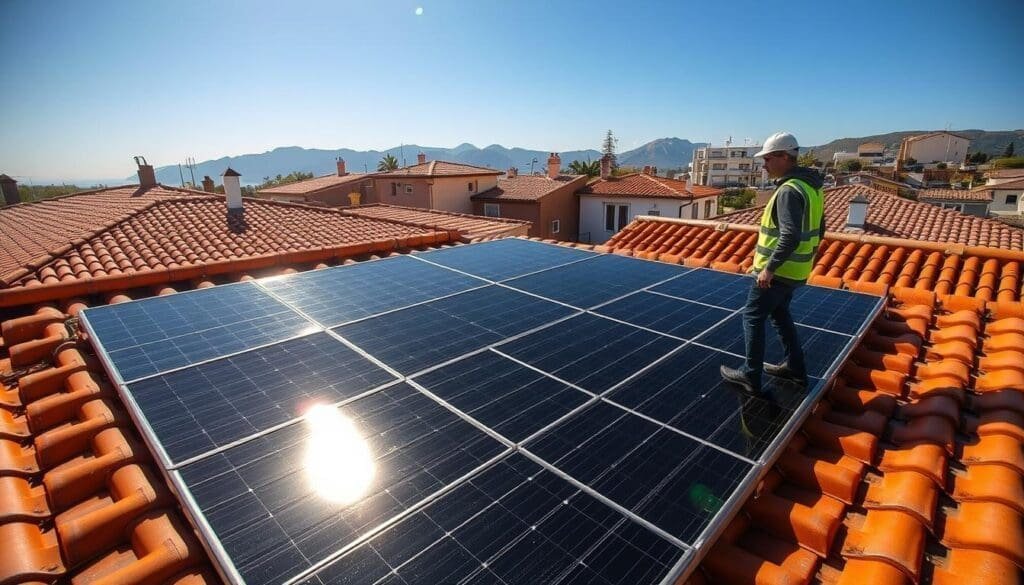 Installation de panneaux solaires à Ajaccio