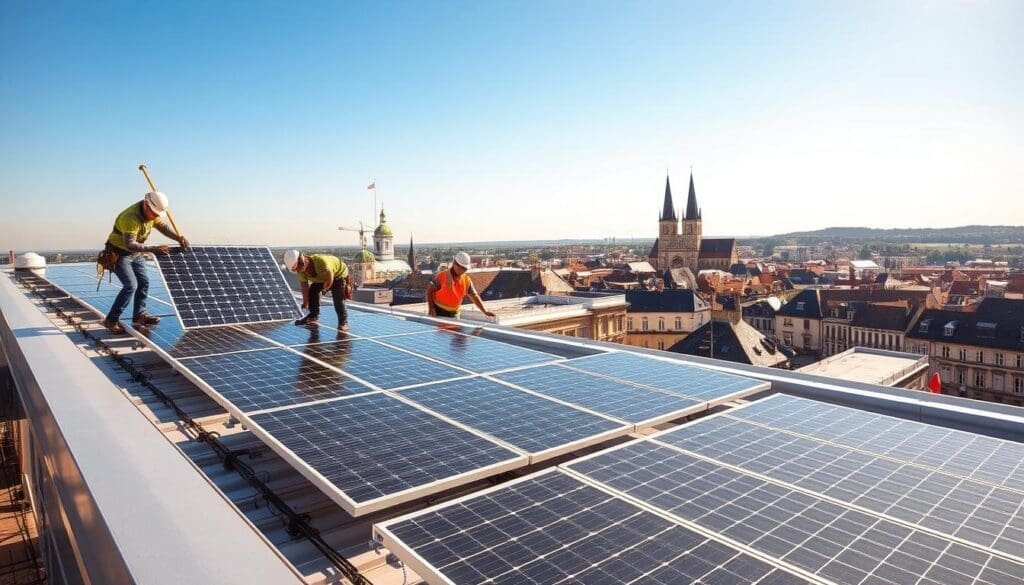 Installation de panneaux solaires à Auxerre