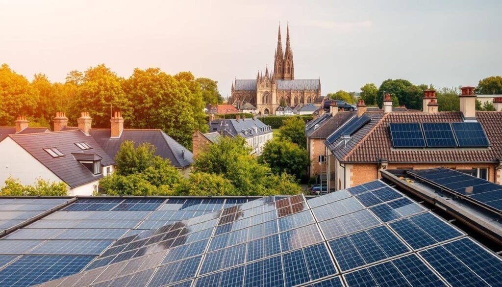 Installation de panneaux solaires à Beauvais