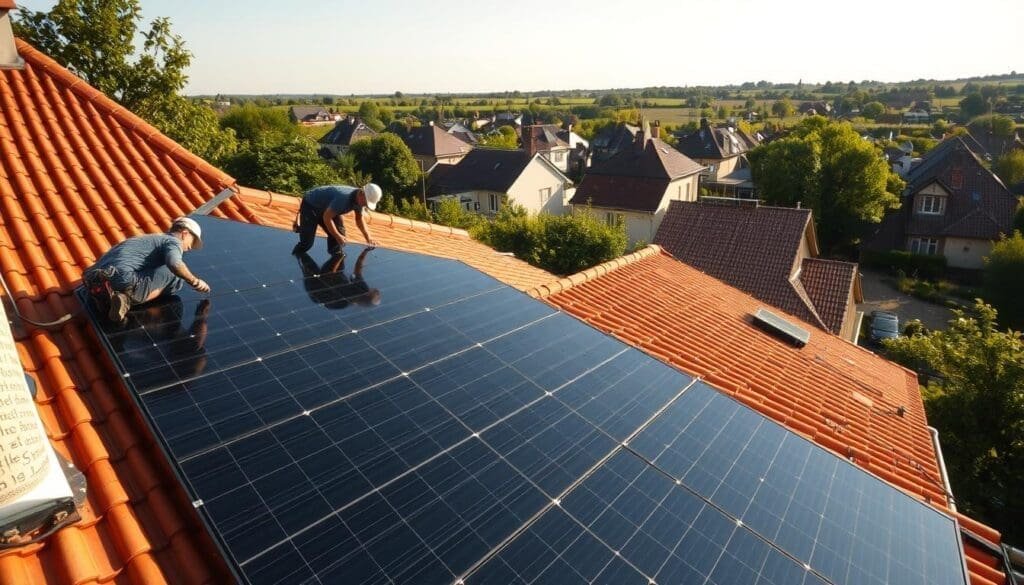 Installation de panneaux solaires à Cholet