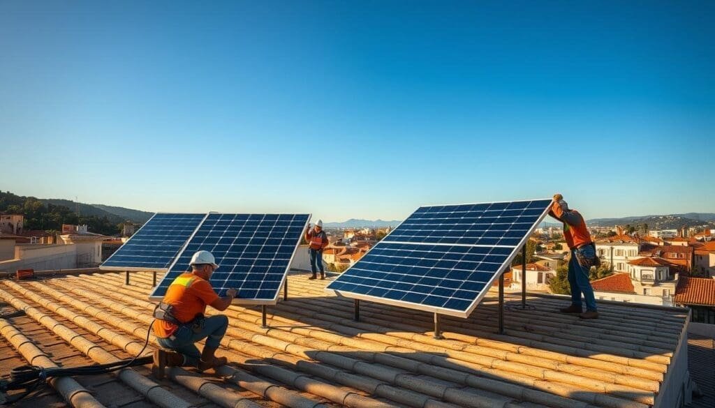Installation de panneaux solaires à Hyères