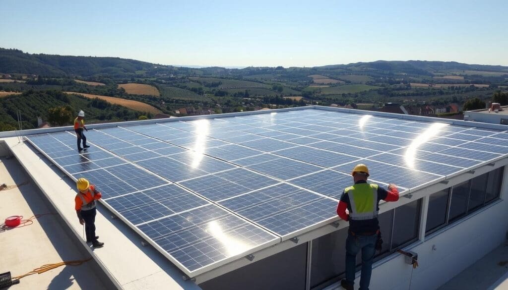 Installation de panneaux solaires à Montélimar