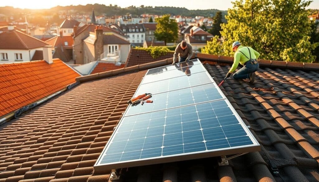 Installation de panneaux solaires à Vannes