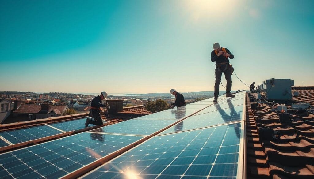 Installation de panneaux solaires à Vannes
