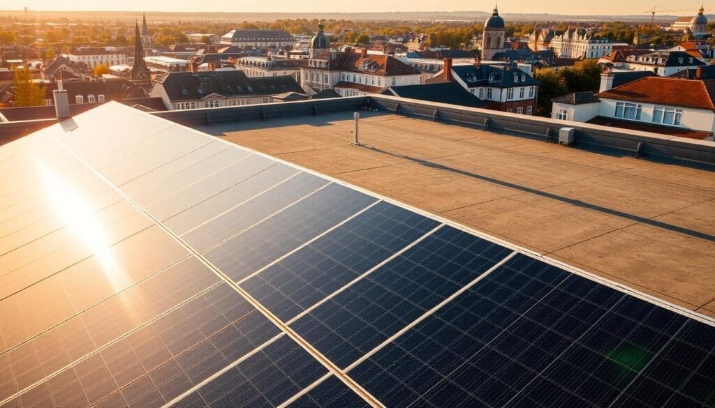 Panneau solaire à Auxerre