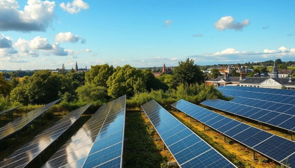 Panneaux photovoltaïques à Cergy