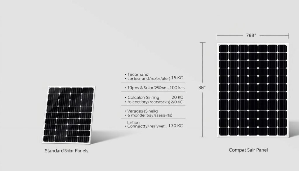 comparatif formats panneaux photovoltaïques