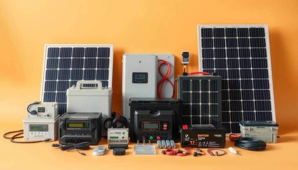 composants kit solaire