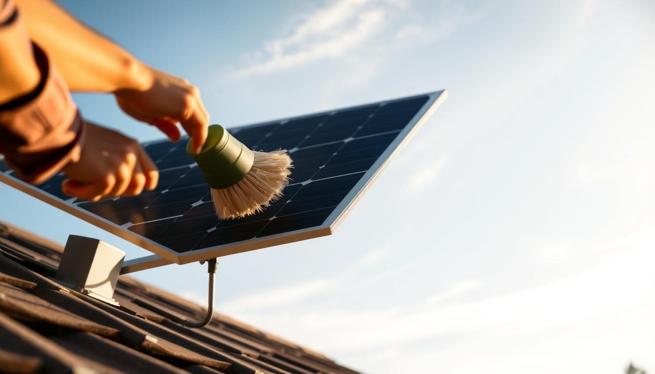 nettoyer panneau solaire